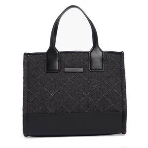Kurt Geiger London Surrey Tote Bag Black Denim | NWT | Dust Bag
